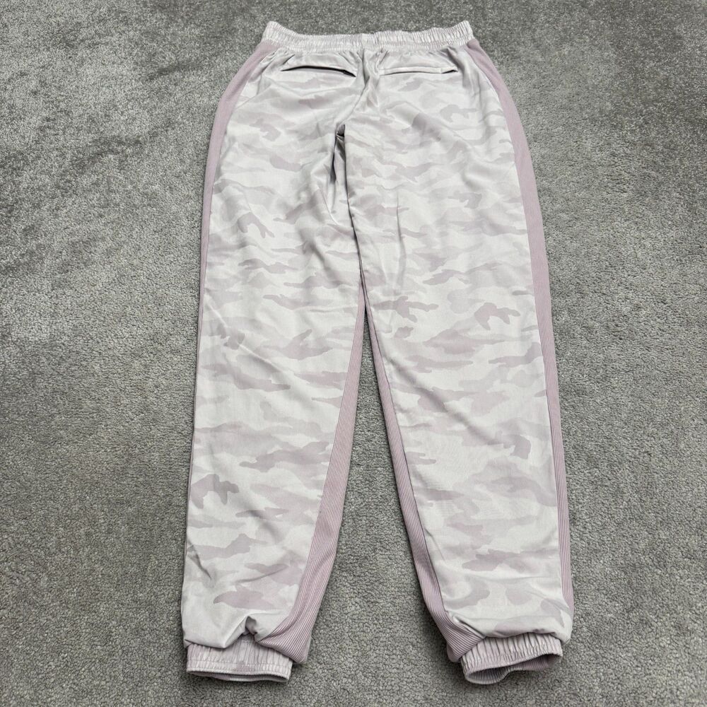 Athleta Brooklyn Lined Camo Jogger Pants Women 6T Purple Camouflage Tall Stretch